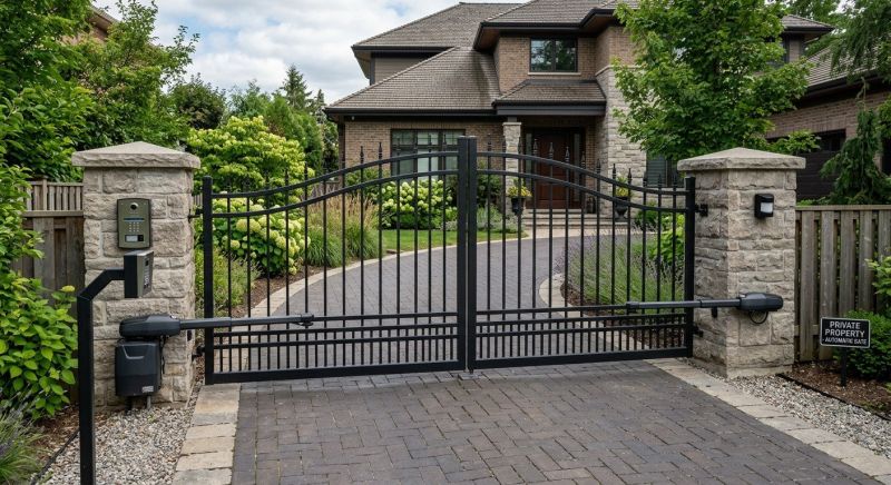 Motorized Gate Installation in Boca Raton, FL