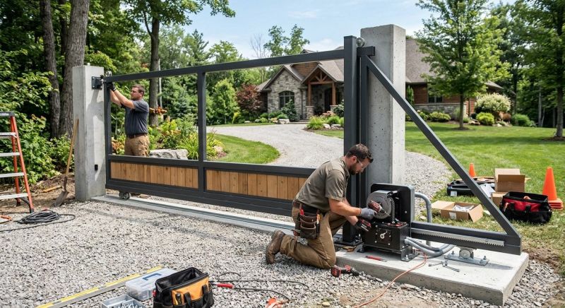 Remote Gate Installation in Clermont, FL