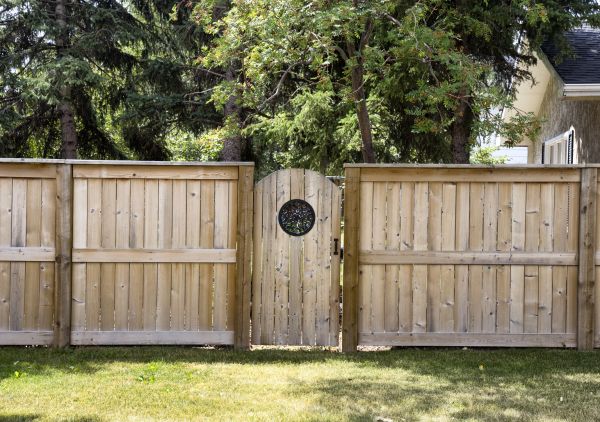 Wooden Fence Gate Installation